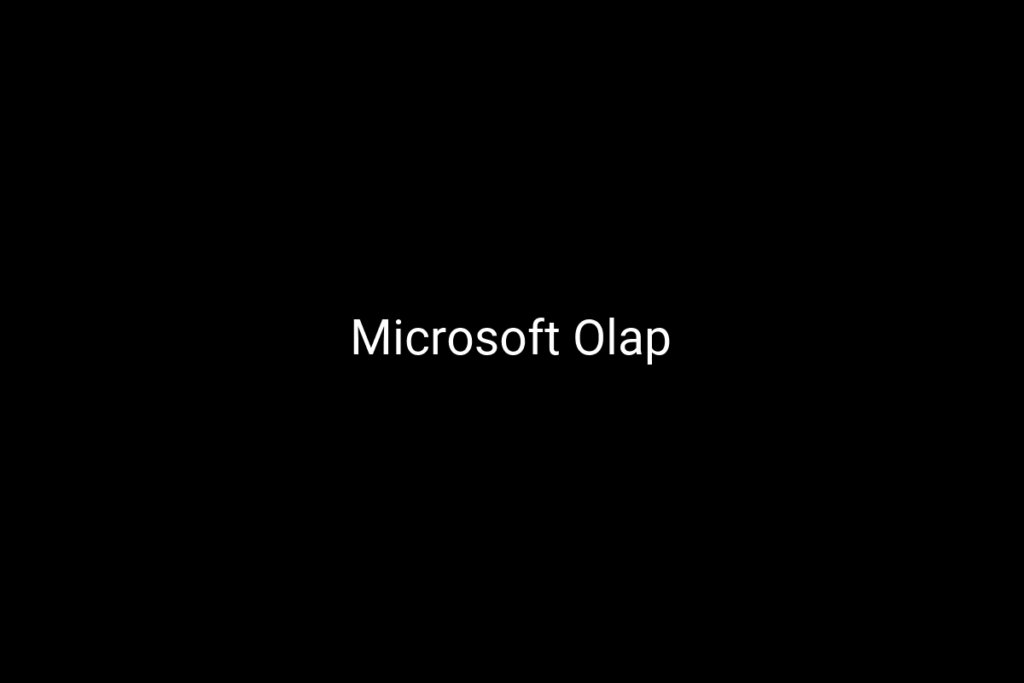 Microsoft Olap